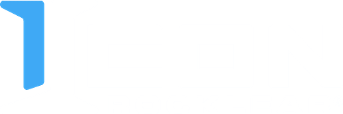 Logo featuring the text 'ICON ROCKLEAR' with a stylized blue and white design.